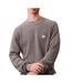 Sweat gris homme calvin klein 350terry monog-1