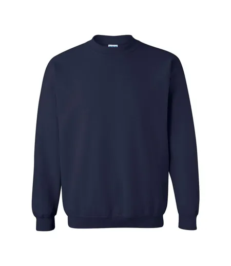 Unisex Adult Heavy Blend Crew Neck Sweatshirt Navy Gildan
