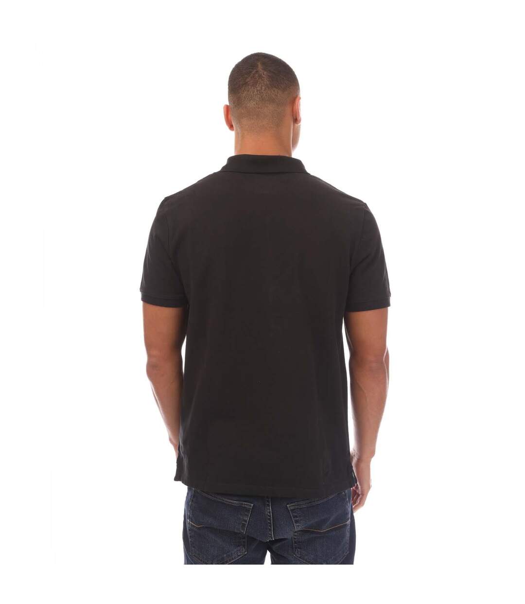 Mens Oyster River Logo Polo Shirt Black Timberland-3