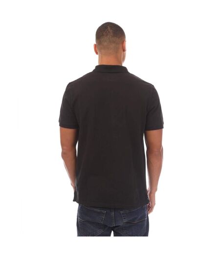 Mens Oyster River Logo Polo Shirt Black Timberland