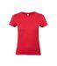 B&C Womens/Ladies #E190 Tee (Red) - UTBC3914