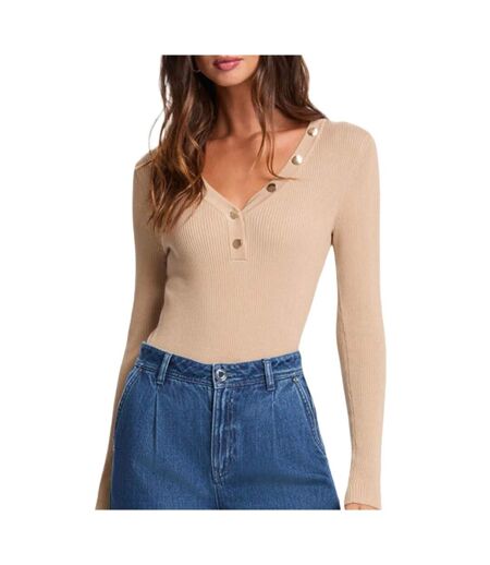 Pull beige femme morgan mbanbin
