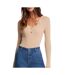 Pull beige femme morgan mbanbin-1