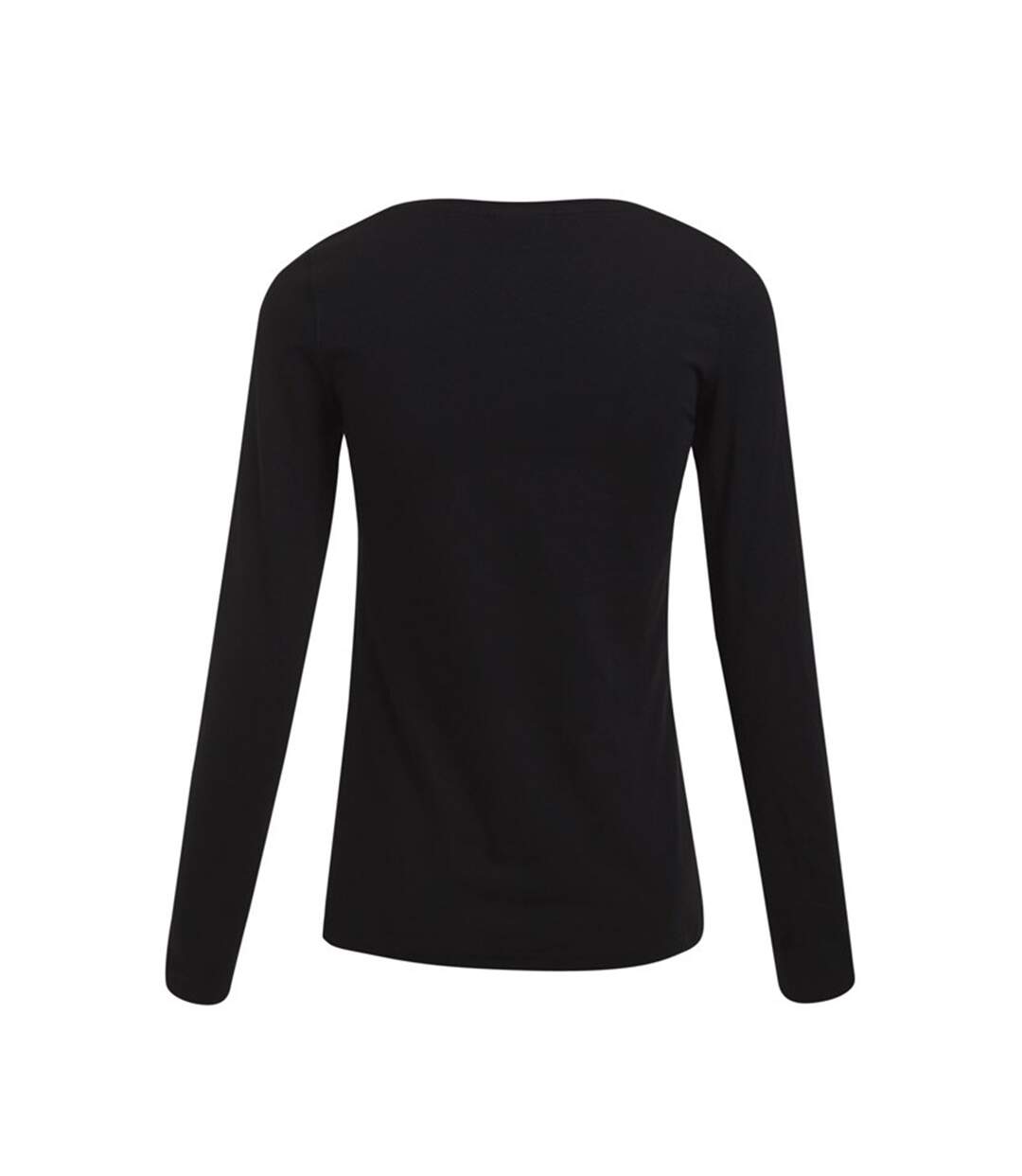 T-shirt Femme Noir Promodoro-2