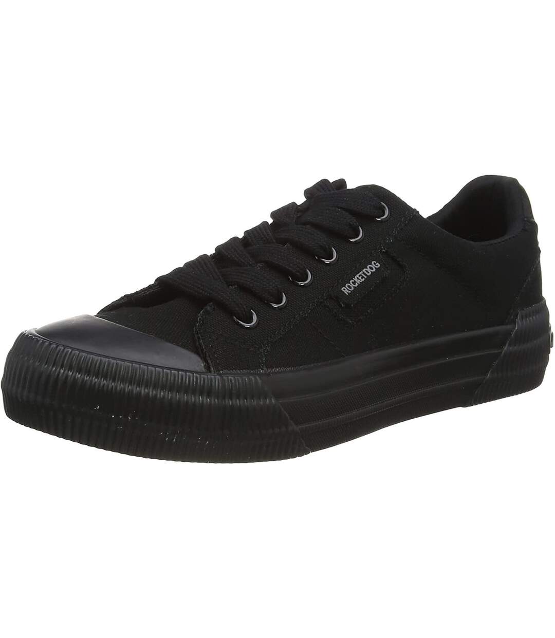 Womens/ladies Cheery Trainers Black Rocket Dog-3