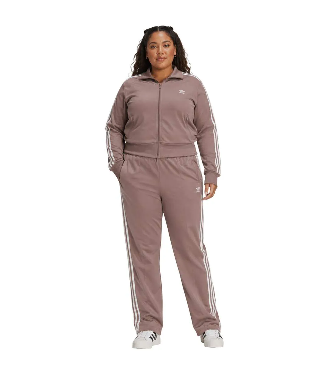 Pantalon Firebird Femme Bordeaux Adidas-1