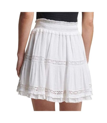 Jupe Blanche Femme Superdry Lace - L