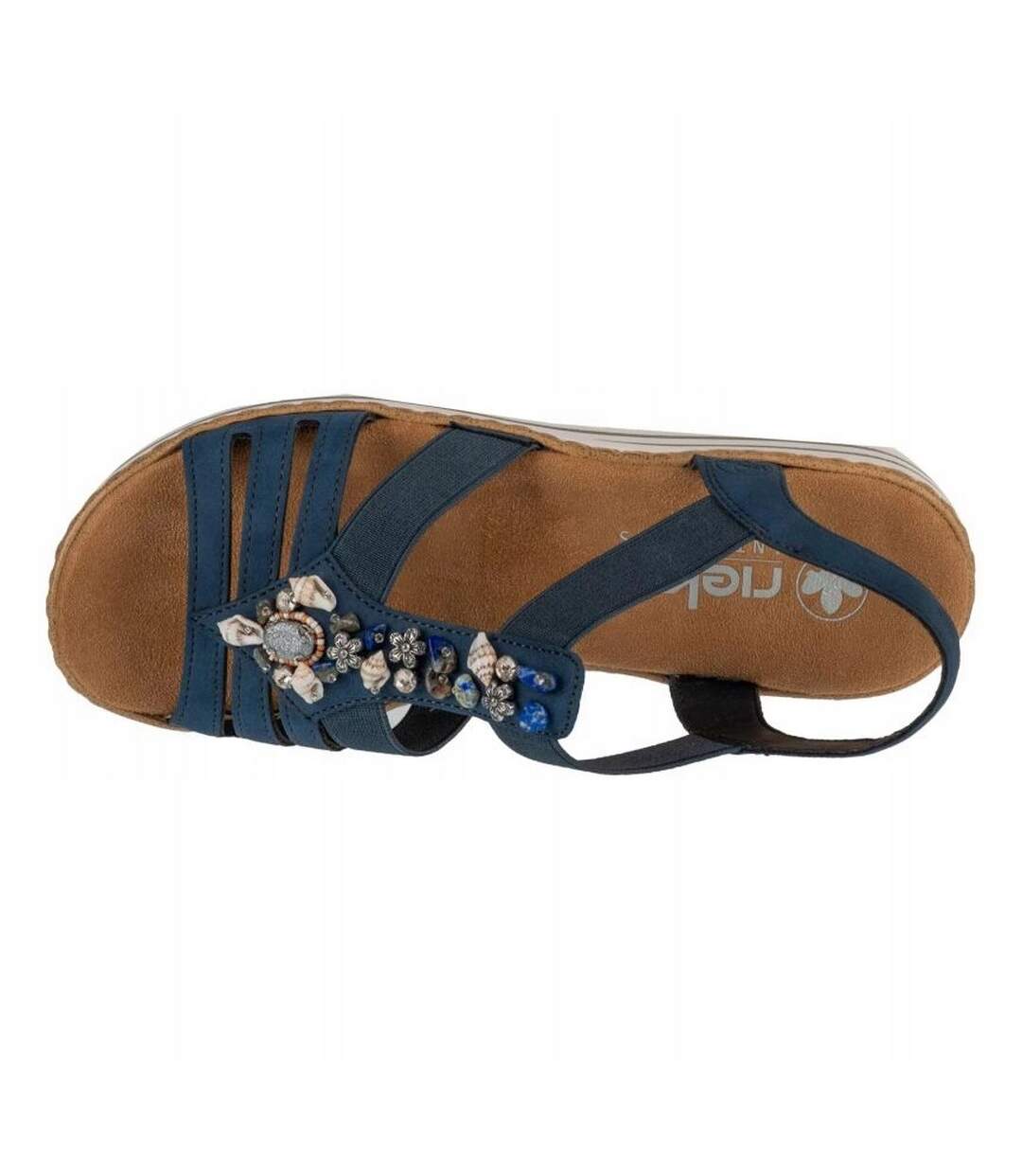 Sandales Femme Bleu Marine Rieker-3