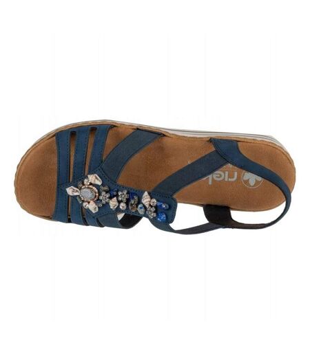Sandales Femme Bleu Marine Rieker