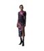 Robe Mi-longue Manches Longues Motif/style Floral Femme Noir French Connection-1