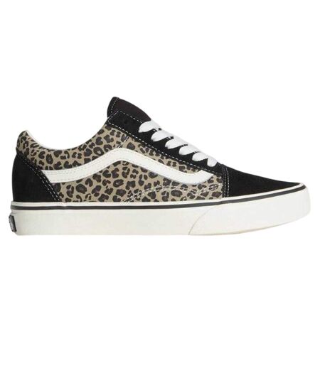 Chaussures À Roulettes Old Skool Femme Beige Noir Vans
