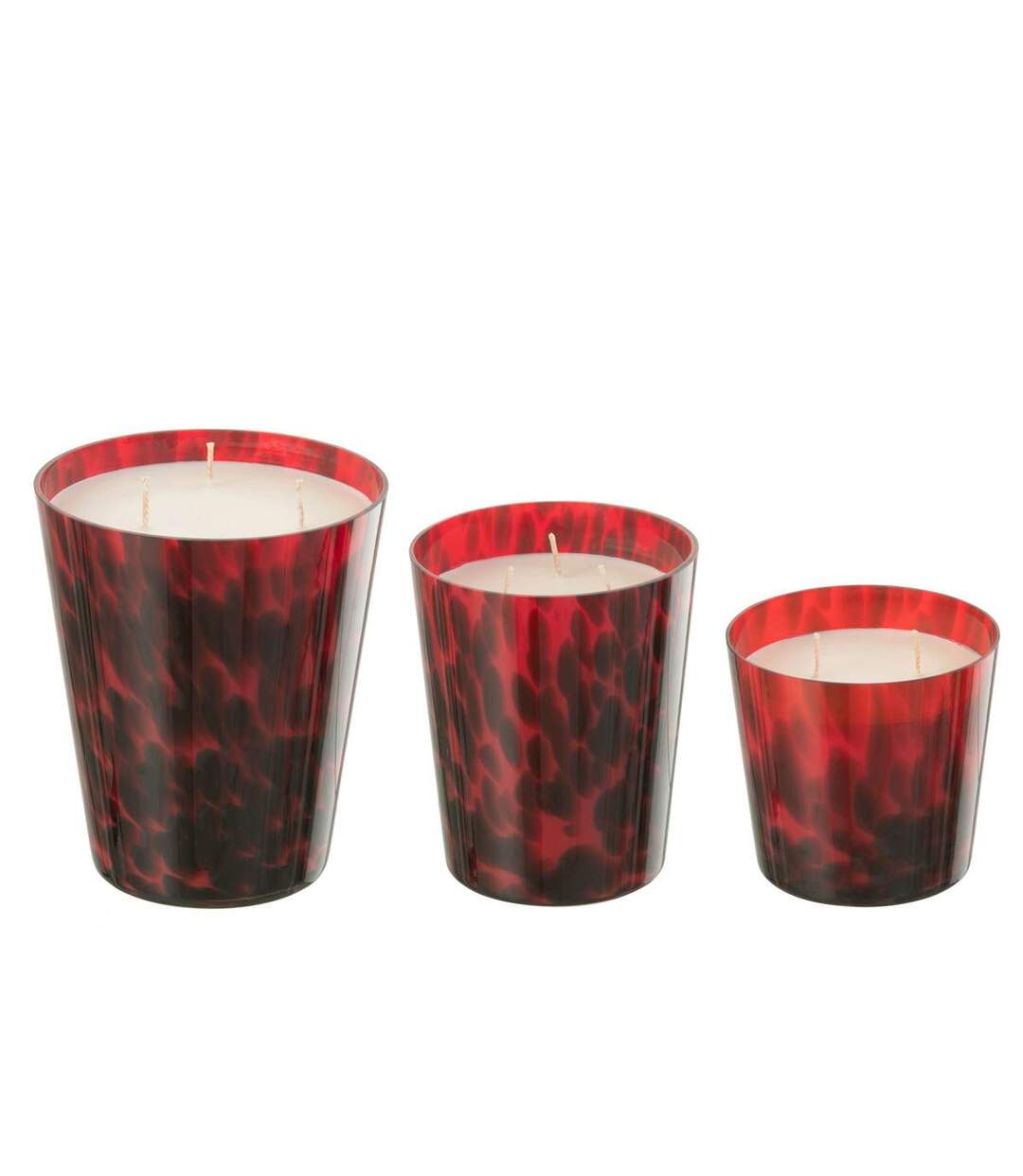 Bougie Parfumée Noa 12cm Bois de Santal Rouge-5