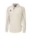 Surridge Mens/Youth Premier Sports Long Sleeve Polo Shirt (Cream/Maroon) - UTRW1496