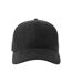 Casquette De Baseball Motif/style 6 Panneaux Fam-s Adulte Noir Atlantis Headwear-1