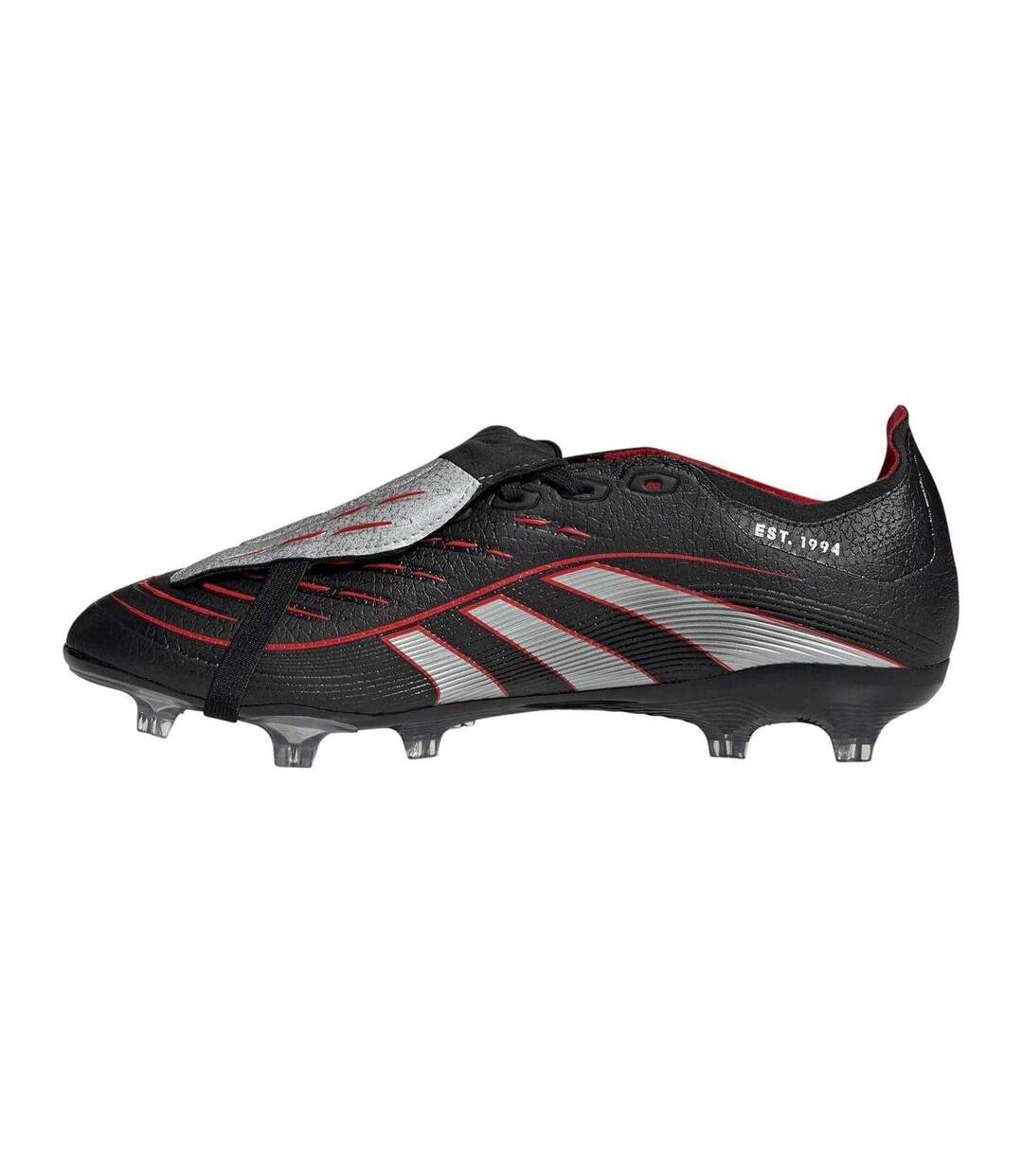 Chaussures De Foot Pour Terrain Ferme Motif/style Se Rabat Sur L´avant League Homme Noir Rouge Adidas-3