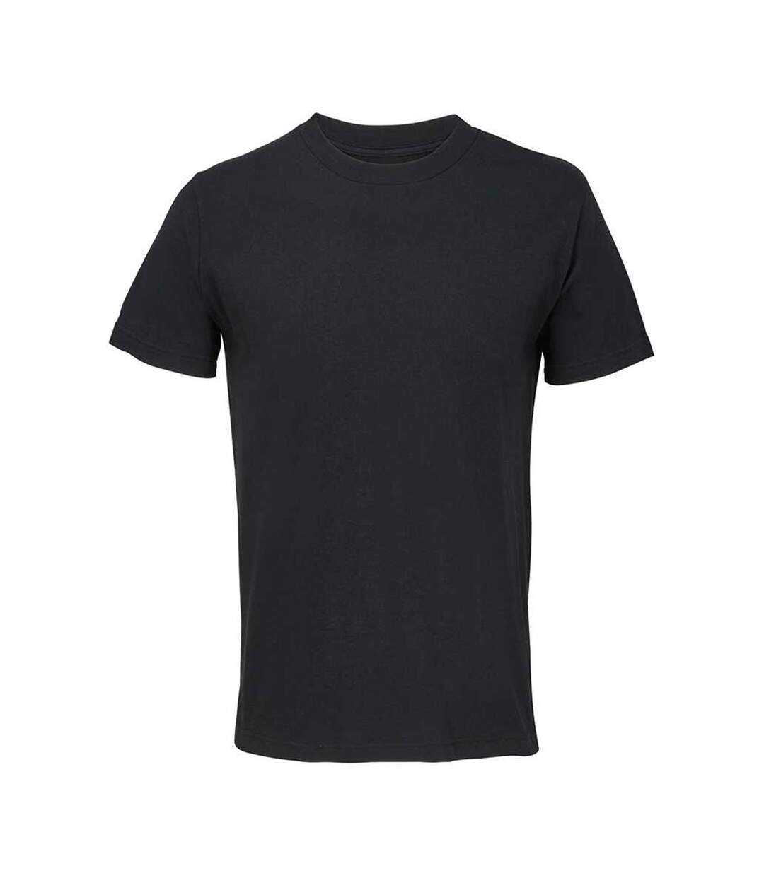 Unisex Adult Cliff Cotton T-shirt Deep Black SOLS-1