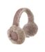 Womens/ladies luxury sheepskin earmuffs one size truffle brown Eastern Counties Leather