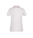 Polo Motif/style À Rayures Femme Blanc Rouge James And Nicholson-2