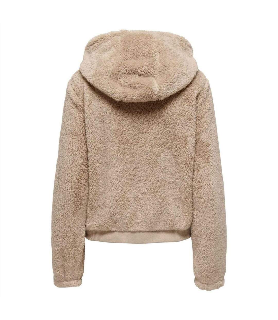 Veste Motif/style Uni Femme Beige Only-3
