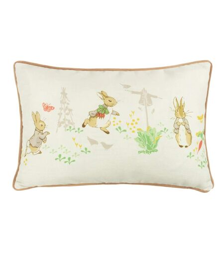 Classic rectangular cushion cover 35cm x 50cm natural Peter Rabbit