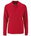 Polos manches longues - Homme - 02087 - rouge