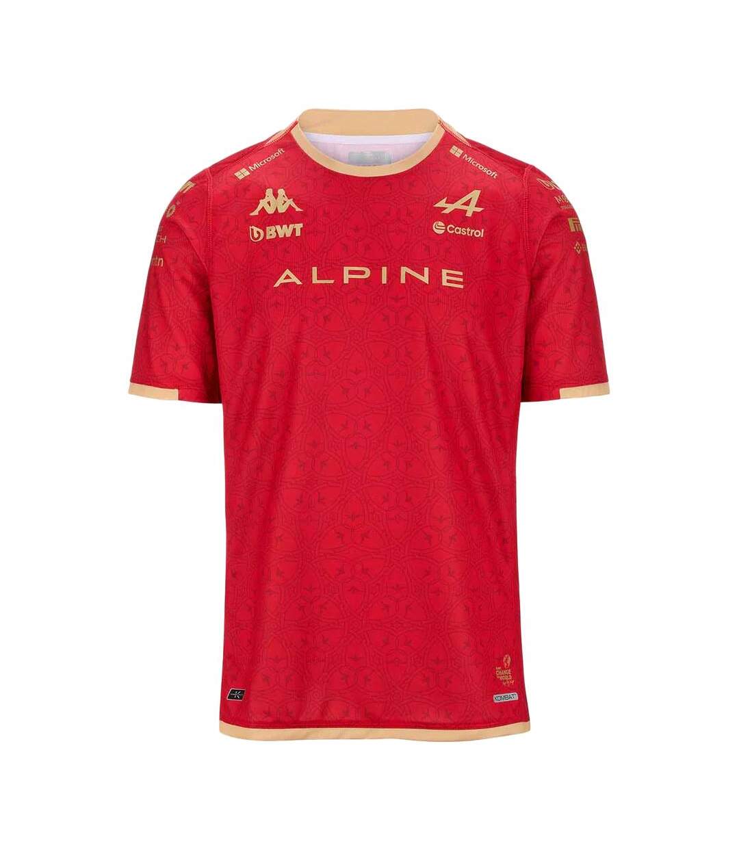 Maillot rouge homme kappa kombat 2024 - xxl-1