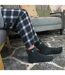 THMO - Homme Chaussettes de Lit Polaire Antidérapantes Chaudes-5