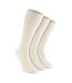 3 Pack Mens Wool Kilt Socks | Knee High Ribbed Turnover Cuff Warm Socks-1