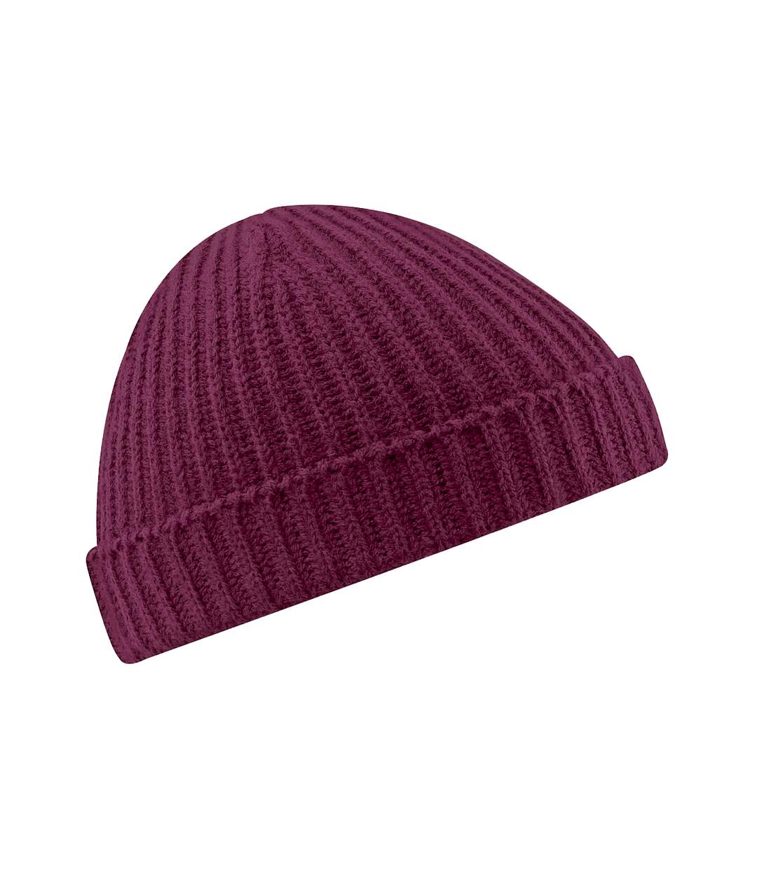 Beechfield Unisex Retro Trawler Winter Beanie Hat (Burgundy) - UTRW246-1