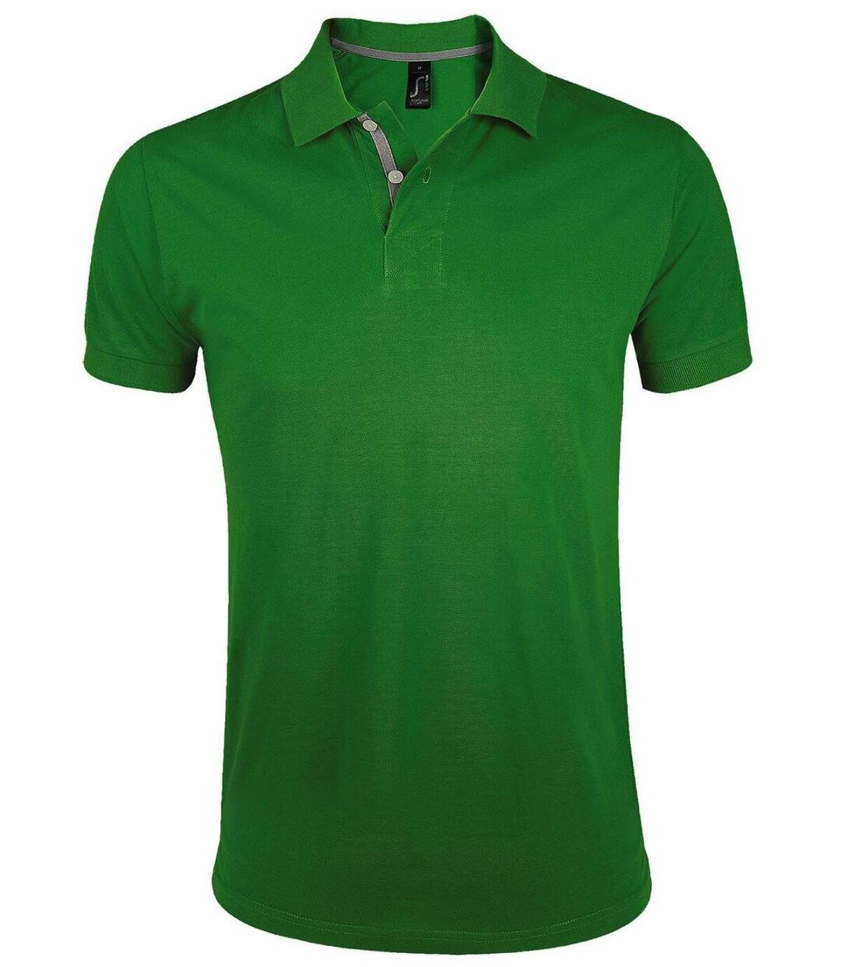 Polo manches courtes - homme - 00574 - vert bourgeon
