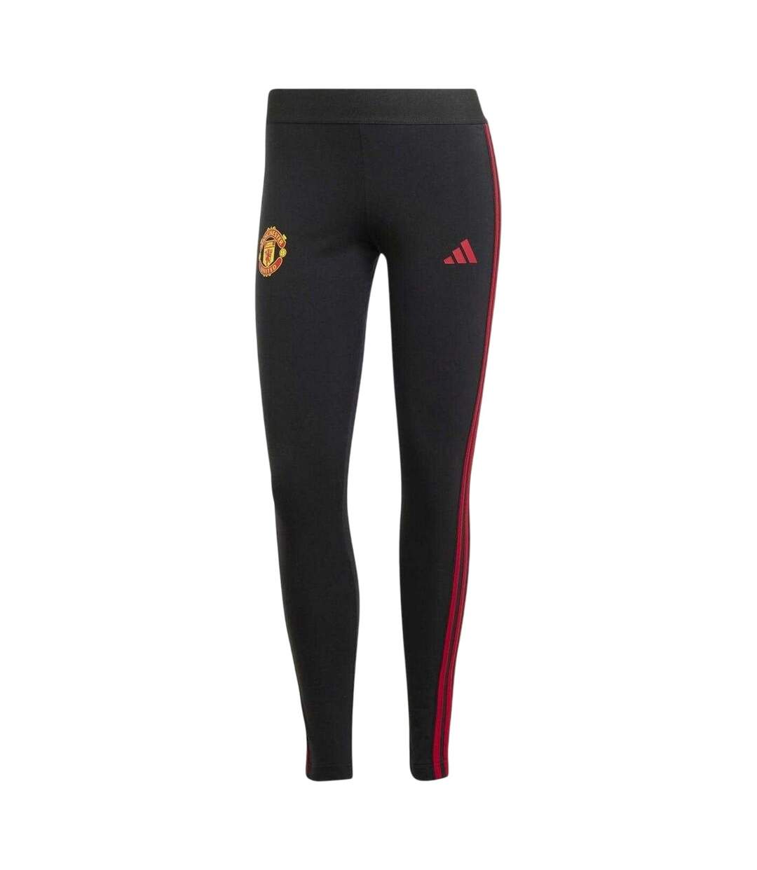 Legging Motif/style Manchester United Fc Femme Noir Adidas-2