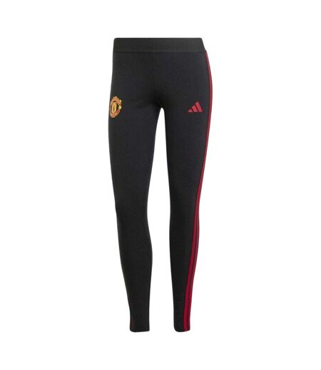 Legging Motif/style Manchester United Fc Femme Noir Adidas