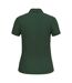 Womens/ladies Pique Polo Shirt Forest Green Native Spirit-2