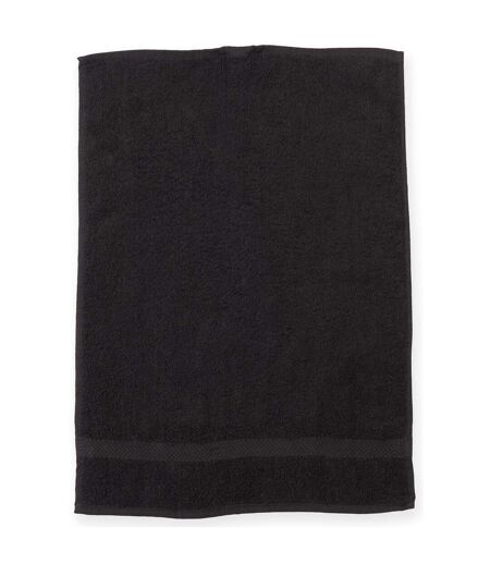 Serviette de sport taille unique noir Towel City