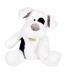 Peluche chien polyester collection NOOPY blanc/noir-1