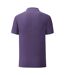 Fruit Of The Loom Mens Iconic Pique Polo Shirt (Heather Purple) - UTPC3571