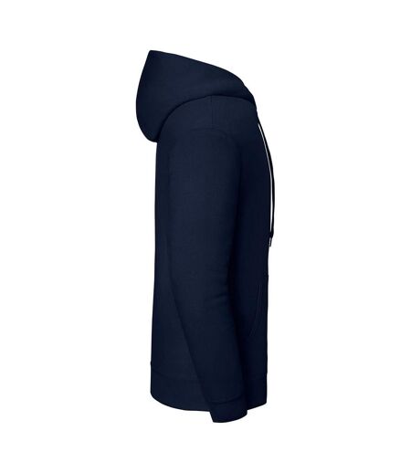 Mens Iconic Premium Hoodie Deep Navy Fruit Of The Loom