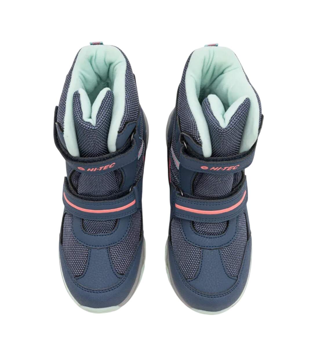 Chaussures Montantes De Marche Motif/style Manchot Enfant Bleu Bleu Clair Rouge Pastèque Hi-Tec-4