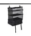 Penderie de Voyage Filet Pliable 57cm Noir-1