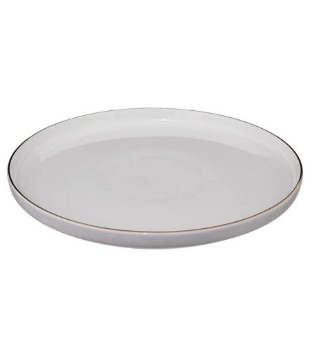 Lot de 6 Assiettes Plates Sublima 27cm Blanc