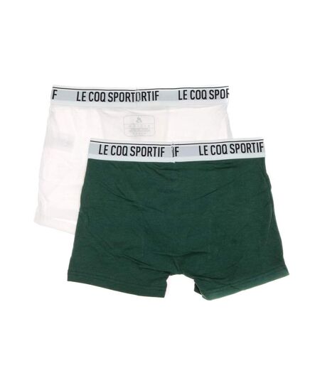 x2 boxers bleu/vert homme le coq sportif camuset sport