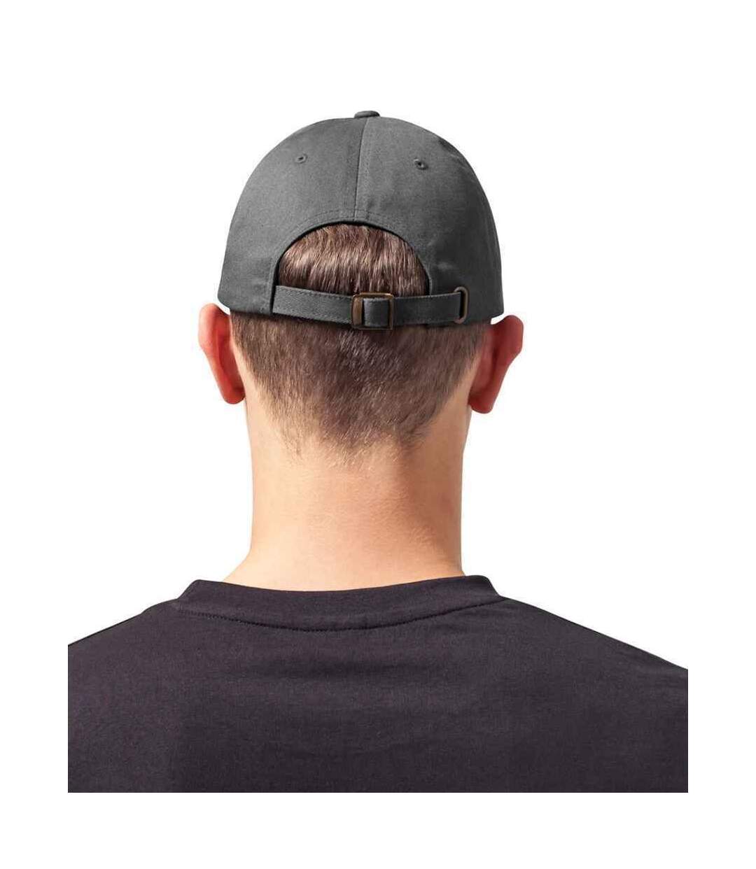 Casquette à profil bas adulte gris foncé Flexfit-3