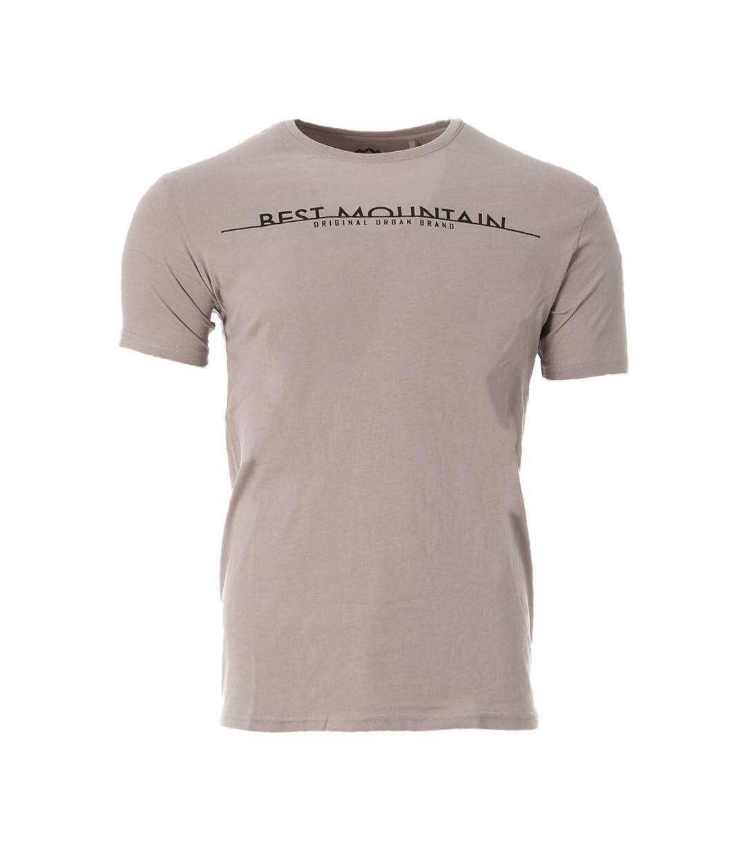 T-shirt Gris Homme Best Mountain 04 - L