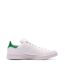 Stan smith baskets blanches/vertes femme adidas-2