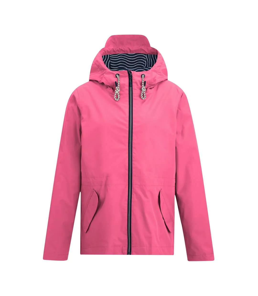 Womens/ladies Bayletta Grid Distress Waterproof Jacket Pink Lemonade Regatta-1