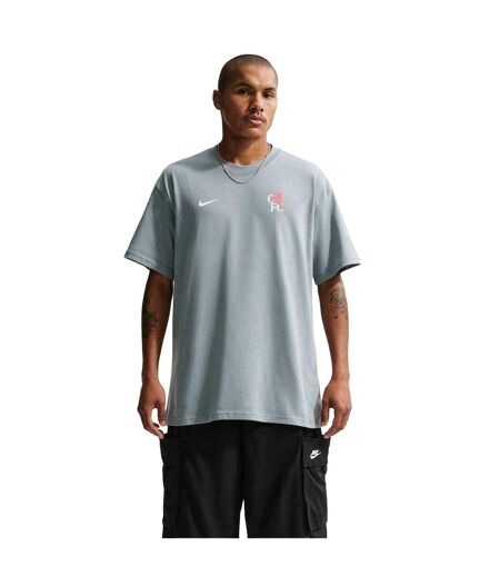 Mens Peak 25/26 Chelsea Fc Oversized T-shirt Grey Orange Nike