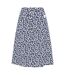 Womens/ladies Buttercups Jersey Midi Skirt Blue White Lazy Jacks-2