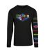 Mens Beastie Boys Logo Long-sleeved T-shirt Black Mister Tee-2