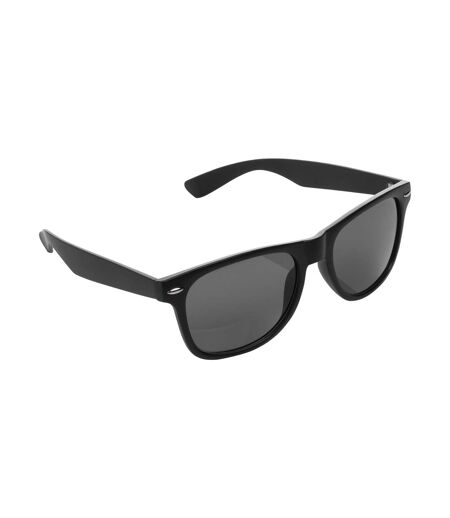 Unisex adult recycled pc plastic sunglasses one size black XD Collection