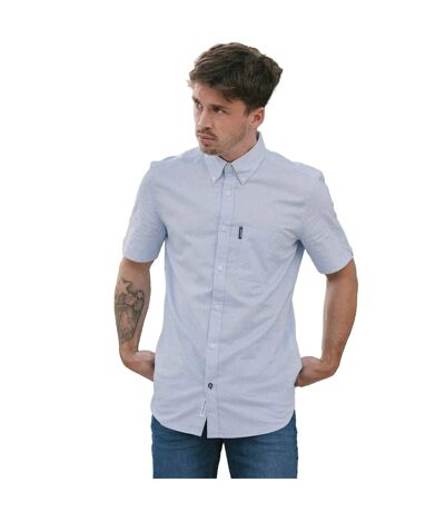 Mens Ss25 Oxford Shirt Sky Blue Lambretta